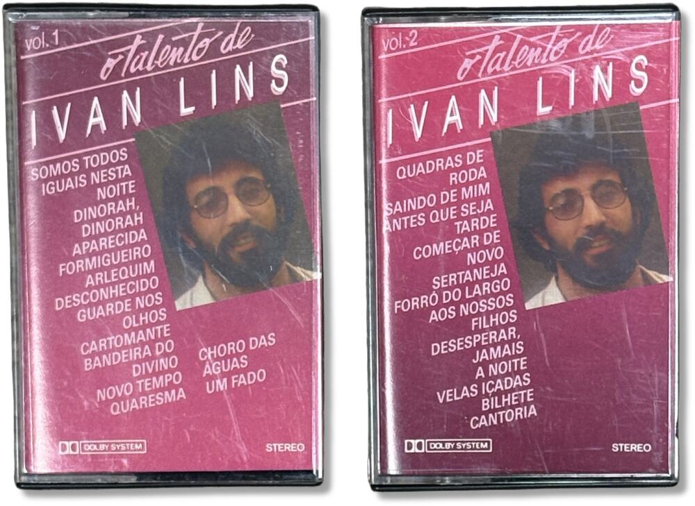 Ivan Lins - O Talento De Ivan Lins (1985) 2 Cassette EMI Brazil RARE